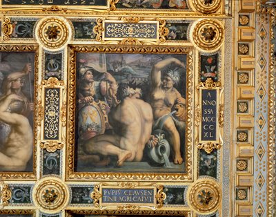 Allegory of the Casentino region from the ceiling of the Salone dei Cinquecento, 1565 by Giorgio Vasari